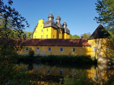 Das Schloß Holte in ungewöhnlichem Licht