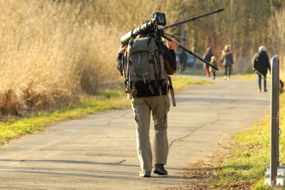 Die Konkurrenz war schon mit großem Gepäck vor Ort