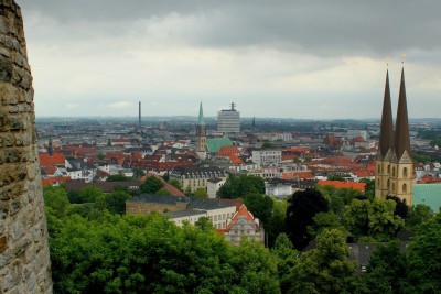 Blick über das Feuchtgebiet Bielefeld