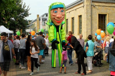 der &quot;Wackelpeter&quot;, Namensgeber des Bielefelder Kinder-Kulturfestes